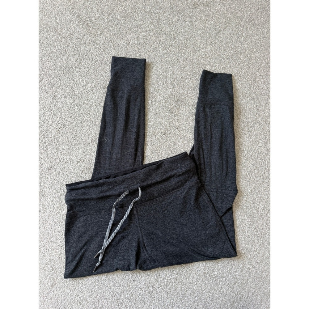 Rabbit Athletic Jogger Legging Pants Size SM Charcoal Heather Drawstring Waist